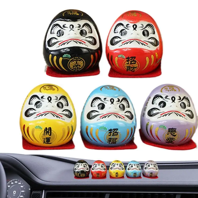 Japanese Ceramics Daruma Doll Mini Daruma Zen Statue Kit Good Luck Ornament Car interiors Home Living Room Tabletop Decoration
Japanese Ceramics Daruma Doll Mini Daruma Zen Statue Kit Good Luck Ornament Car interiors Home Living Room Tabletop Decoration