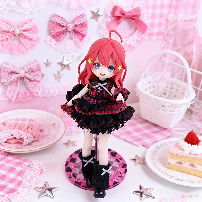 OB11 Doll Clothes Gothic Lolita Plaid Dress Idol Star 1/12 BJD Outfit Lace Skirt Socks Shoes For GS Obitsu11 Doll Accessories
OB11 Doll Clothes Gothic Lolita Plaid Dress Idol Star 1/12 BJD Outfit Lace Skirt Socks Shoes For GS Obitsu11 Doll Accessories