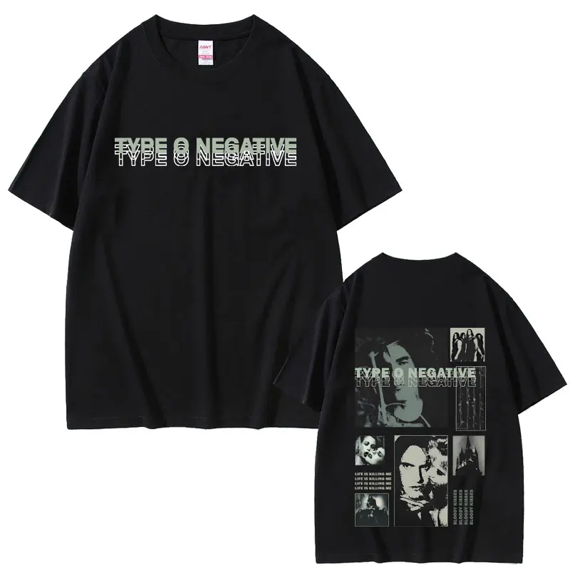 Rock Band Type O Negative Double Sided Graphic T-shirt Men Women Fashion Casual Oversized T Shirts Male Gothic Vintage Tshirt
Rock Band Type O Negative Double Sided Graphic T-shirt Men Women Fashion Casual Oversized T Shirts Male Gothic Vintage Tshirt