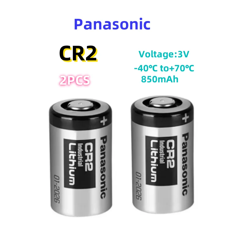 2PCS Panasonic CR2 Battery CR15H270 Rangefinder Lithium 3V Batteries for Mini 25 Mini 50 Camera Printer Disc Lock GPS Security
2PCS Panasonic CR2 Battery CR15H270 Rangefinder Lithium 3V Batteries for Mini 25 Mini 50 Camera Printer Disc Lock GPS Security