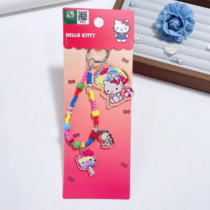 Hello Kitty Dopamine Beads Fashion Cartoon Phone Chain Phone Case Pendant Keychain Bag Hanging cute Women Accessories Wholesale
Hello Kitty Dopamine Beads Fashion Cartoon Phone Chain Phone Case Pendant Keychain Bag Hanging cute Women Accessories Wholesale