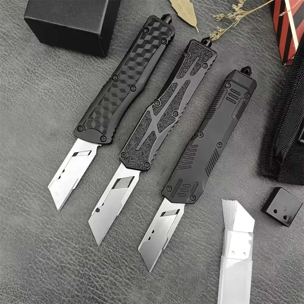 NEW Utility Art Knife High Quality Pocket Knives 440C Blade Zinc Alloy Handle EDC Working for Outdoor, Camping,Precision Cutting
NEW Utility Art Knife High Quality Pocket Knives 440C Blade Zinc Alloy Handle EDC Working for Outdoor, Camping,Precision Cutting