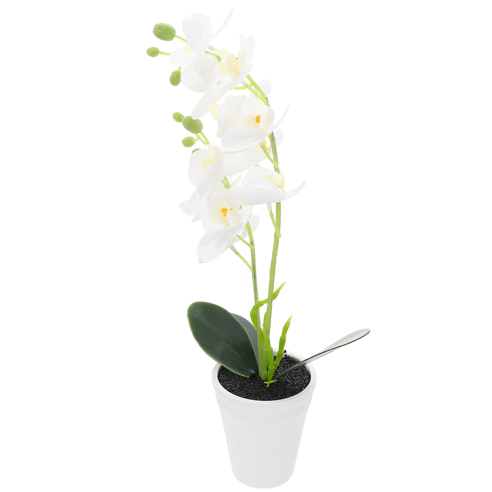 Artificial Phalaenopsis Bonsai Simulation Desktop Fake Flowers Decorative Potted Flower Ornament for Indoor Home Decor 
Artificial Phalaenopsis Bonsai Simulation Desktop Fake Flowers Decorative Potted Flower Ornament for Indoor Home Decor