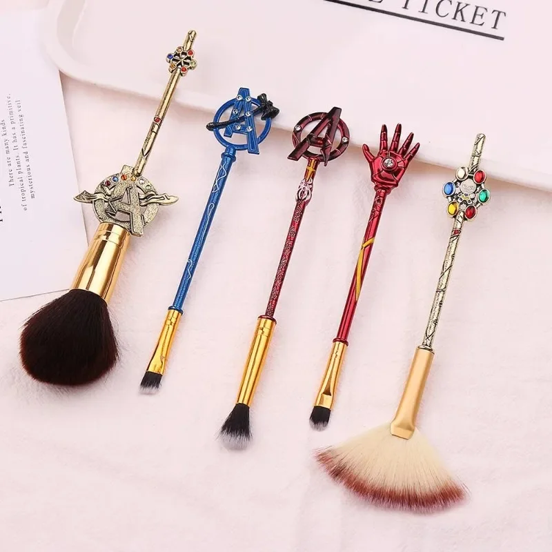 5pcs/bag Marvel Makeup Brush Superhero Logo Eye Shadow Brush Portable Soft Concealer Brush Makeup Products Gifts
5pcs/bag Marvel Makeup Brush Superhero Logo Eye Shadow Brush Portable Soft Concealer Brush Makeup Products Gifts