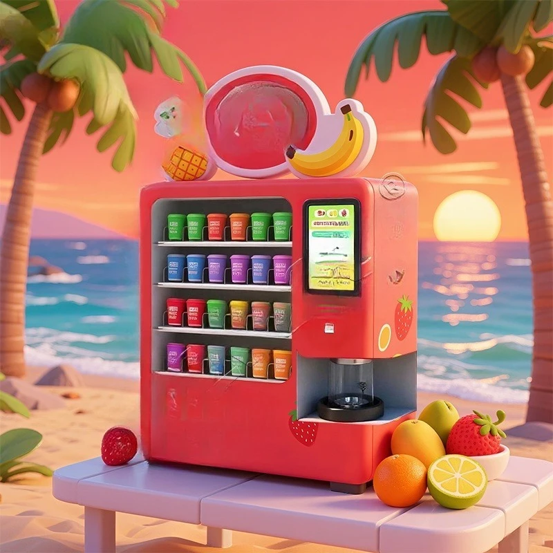 New Smoothie Maker Vending Machine Smoothie Automat with Function for Frozen Fruits Protein Fruit Smoothies Blending
New Smoothie Maker Vending Machine Smoothie Automat with Function for Frozen Fruits Protein Fruit Smoothies Blending
