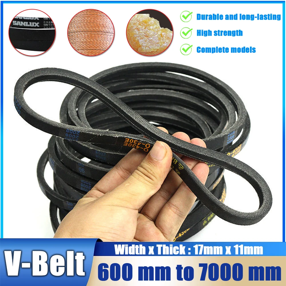 B-Type Inner Length Girth B600~7000 mm Machinery V-Belt Rubber Industry Drive Belts V belt Replacement Belt 17x11mm
B-Type Inner Length Girth B600~7000 mm Machinery V-Belt Rubber Industry Drive Belts V belt Replacement Belt 17x11mm