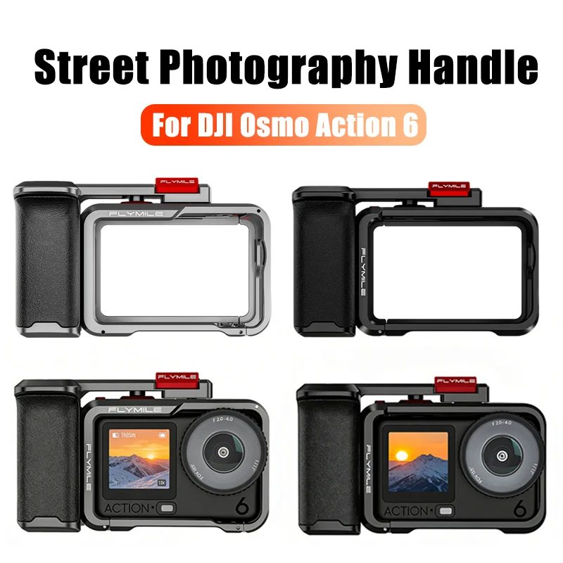 Metal Street Photo Grip Kit For DJI Osmo Action 6 Kit with Ergonomic Handle 1/4" Quick Release
Metal Street Photo Grip Kit For DJI Osmo Action 6 Kit with Ergonomic Handle 1/4" Quick Release