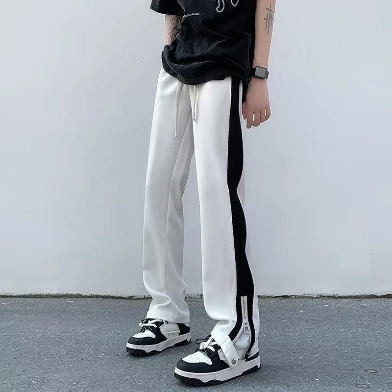 Zipper Ice Silk Summer Men's Casual Straight Pants Loose Long Men Pants High Quality Streetwear Y2k Aesthetic Designer Clothing
Zipper Ice Silk Summer Men's Casual Straight Pants Loose Long Men Pants High Quality Streetwear Y2k Aesthetic Designer Clothing