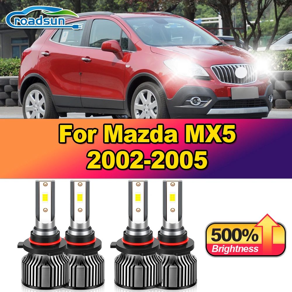 240W Auto Lamps 40000LM CSP Chips LED Headlight Bulbs 6000K 12V High Low Beam Car Lights For Mazda MX5 2002 2003 2004 2005
240W Auto Lamps 40000LM CSP Chips LED Headlight Bulbs 6000K 12V High Low Beam Car Lights For Mazda MX5 2002 2003 2004 2005