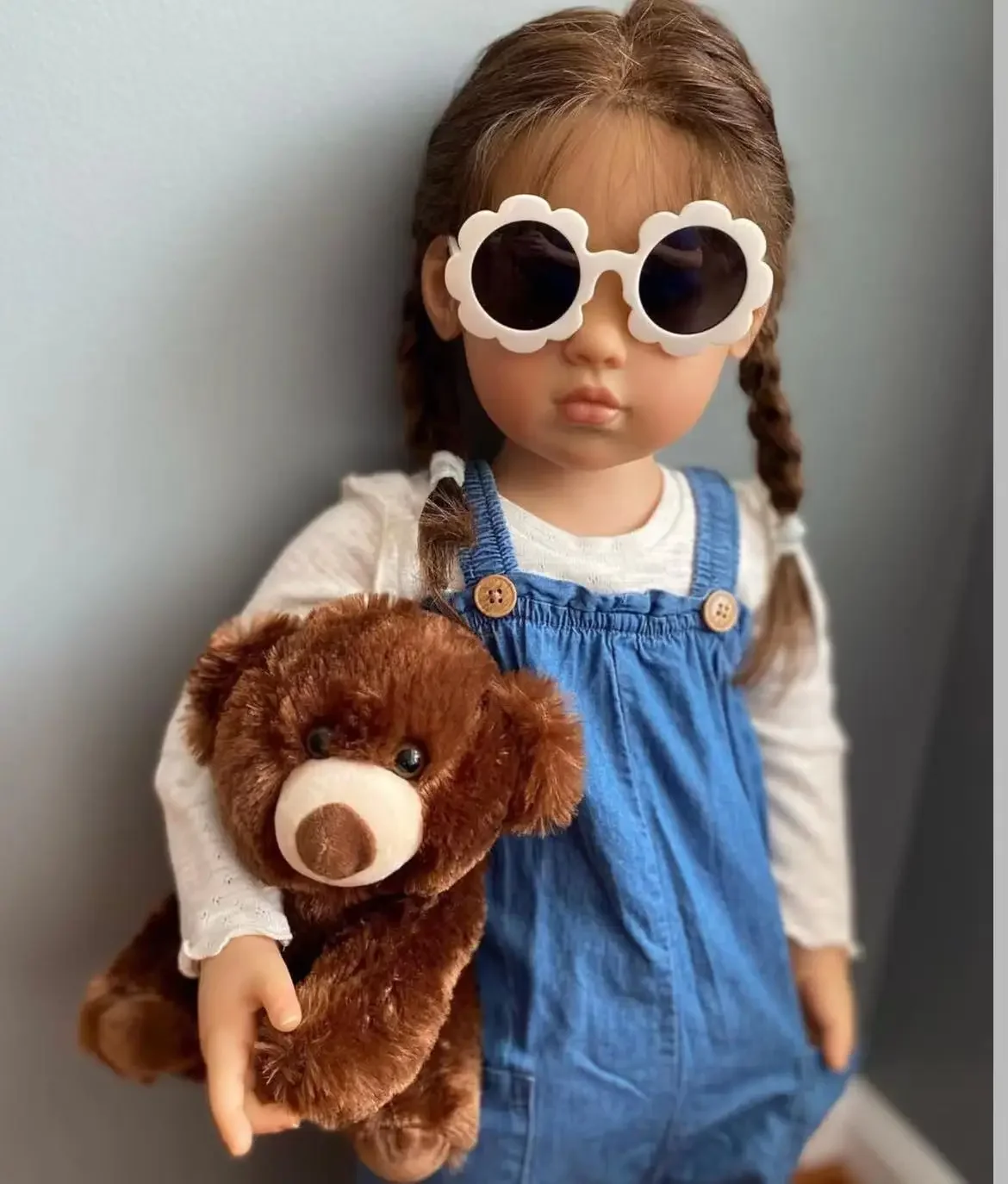 DLS Художник Картина 84 см Огромная девушка Reborn Baby Louisa с ручными вьющимися каштановыми волосами DIY Часть Ограниченная поставка Рождественский подарок
DLS Художник Картина 84 см Огромная девушка Reborn Baby Louisa с ручными вьющимися каштановыми волосами DIY Часть Ограниченная поставка Рождественский подарок
