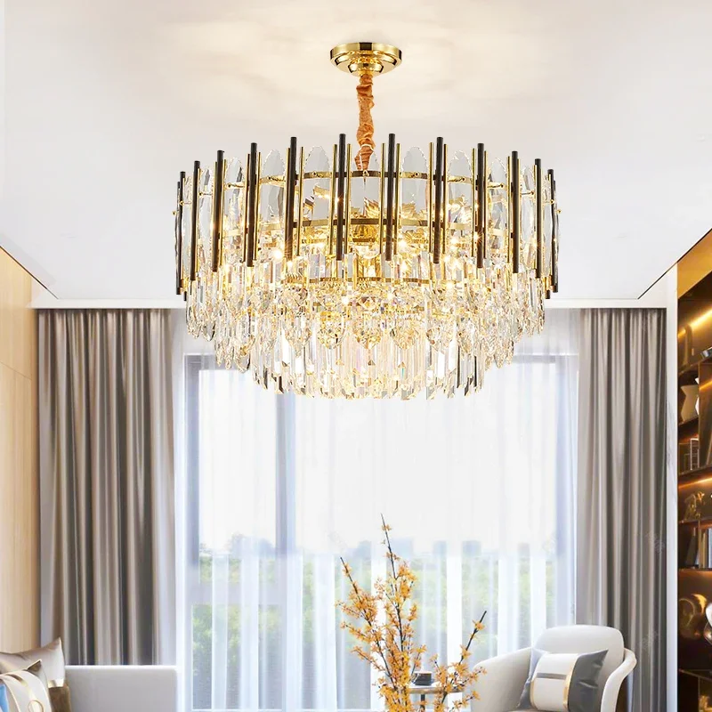 Modern Light Luxury Crystal 2022 New Home Nordic Minimalist Living Room Dining Room Round Model Room Chandelier
Modern Light Luxury Crystal 2022 New Home Nordic Minimalist Living Room Dining Room Round Model Room Chandelier