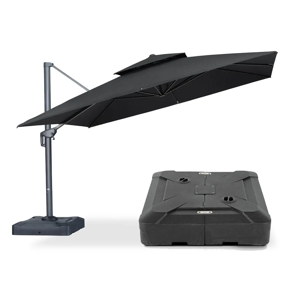 12 FT Cantilever Patio Umbrella Outdoor Umbrella with 330lbs Base Large Square Windproof Offset Umbrella for Pool Deck Garden,
12 FT Cantilever Patio Umbrella Outdoor Umbrella with 330lbs Base Large Square Windproof Offset Umbrella for Pool Deck Garden,