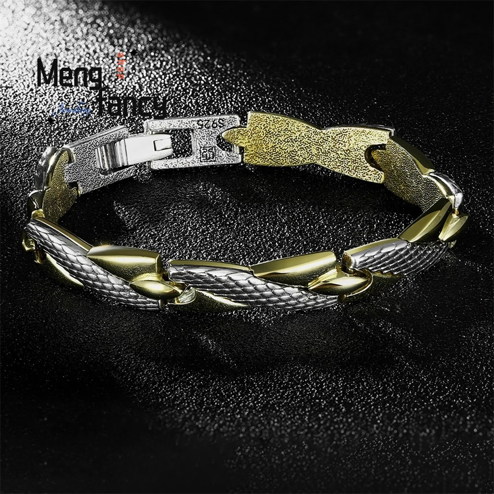 Personalized Two-color Dragon Scale Bracelet For Men, Simple And Fashionable For Women, A Trendy And Ethnic Style Accessory
Personalized Two-color Dragon Scale Bracelet For Men, Simple And Fashionable For Women, A Trendy And Ethnic Style Accessory