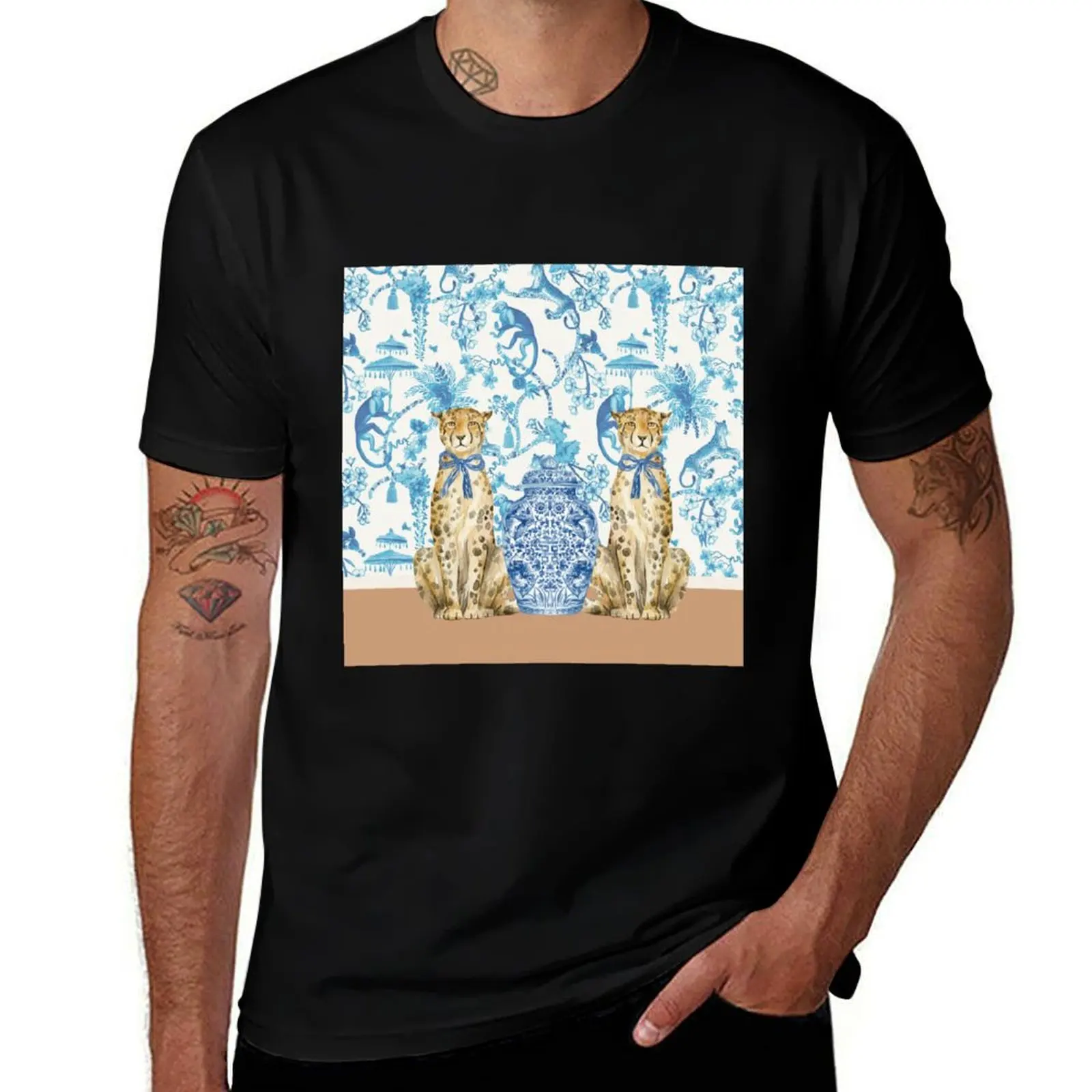 At Home with Twin Leopards T-Shirt fashion shirts tops rapper graphic tees boys whites mens t shirts
At Home with Twin Leopards T-Shirt fashion shirts tops rapper graphic tees boys whites mens t shirts