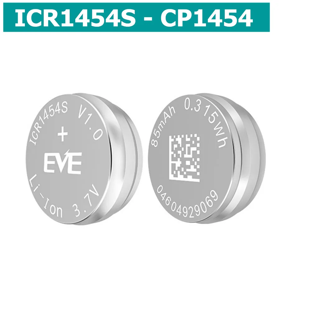 2PCS/Lot 85mAh 3.7V ICR1454 Battery For Samsung Gear IconX 2018 & Galaxy Buds+ Live ,EB-PR140 SM-R140 TWS Bluetooth Headset 1454
2PCS/Lot 85mAh 3.7V ICR1454 Battery For Samsung Gear IconX 2018 & Galaxy Buds+ Live ,EB-PR140 SM-R140 TWS Bluetooth Headset 1454