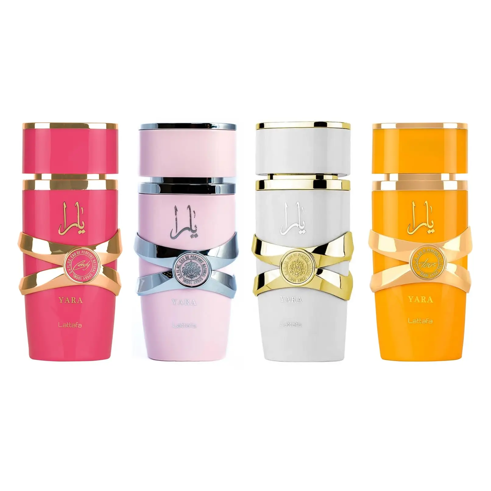 Lattafa Yara (3.4 Fl Oz (Pack of 4), Yara Set)
Lattafa Yara (3.4 Fl Oz (Pack of 4), Yara Set)
