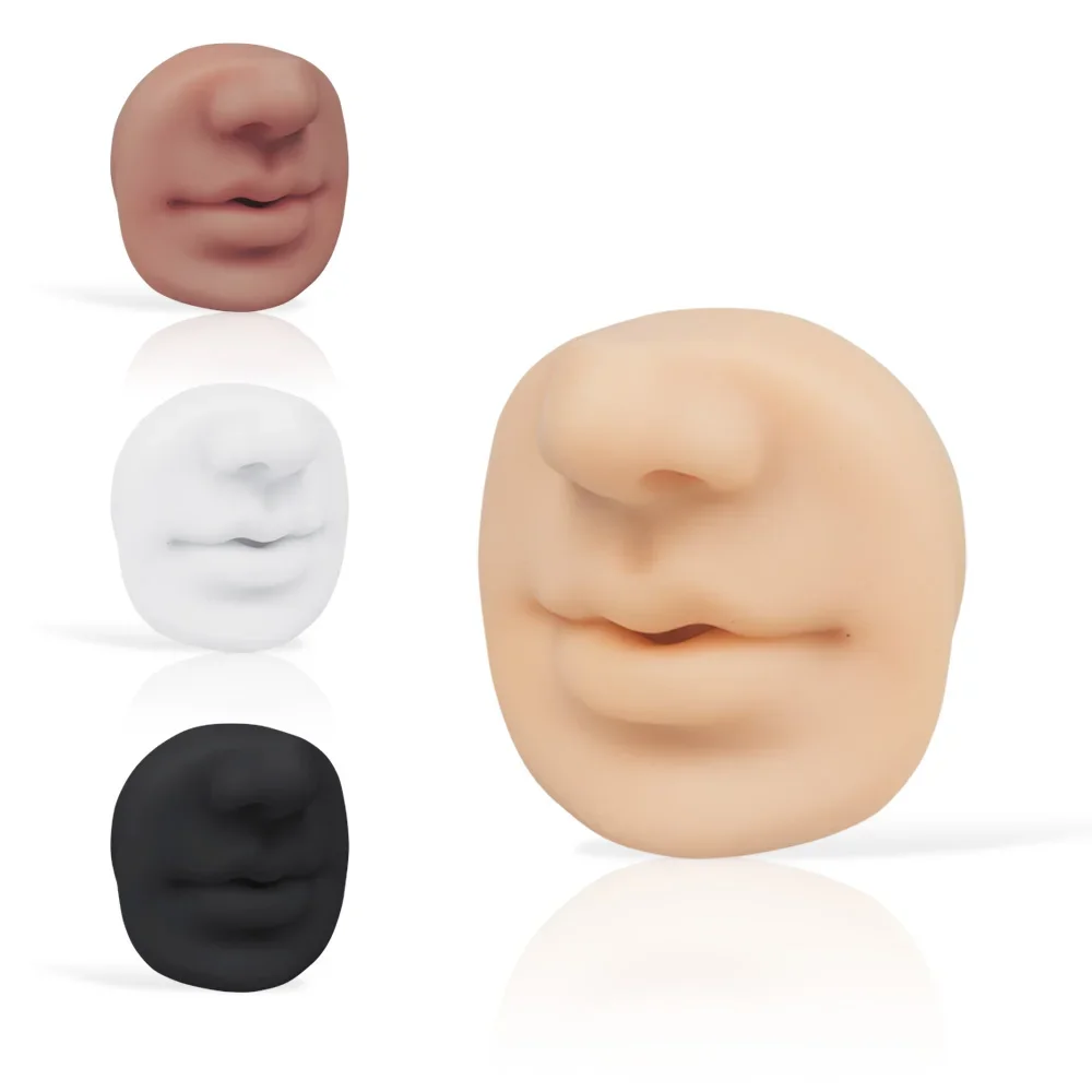 1PC Soft Silicone Mouth Nose Model Tattoo Practice Jewelry Display Piercing Display Tool Tattoo Puncture Practice Accessory
1PC Soft Silicone Mouth Nose Model Tattoo Practice Jewelry Display Piercing Display Tool Tattoo Puncture Practice Accessory