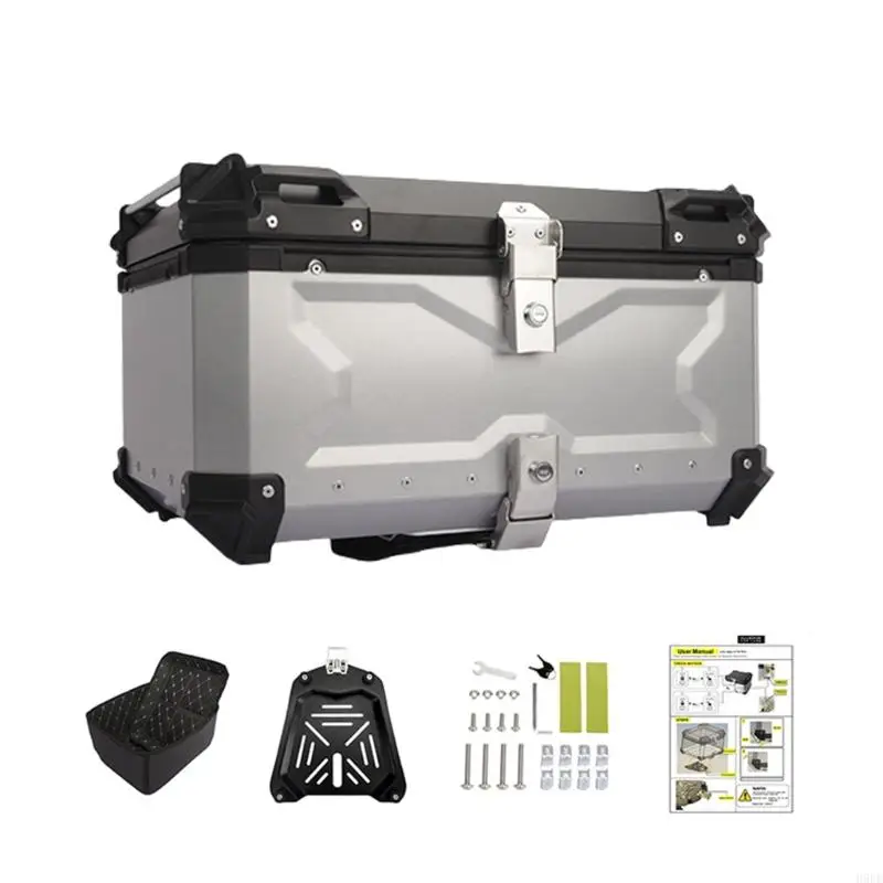 Motorcycle Tourings Cargo Box Weather Resistant Designs Motorcycle Rear Trunk High Capacity Aluminum Motorcycle Top Case H9EE
Motorcycle Tourings Cargo Box Weather Resistant Designs Motorcycle Rear Trunk High Capacity Aluminum Motorcycle Top Case H9EE