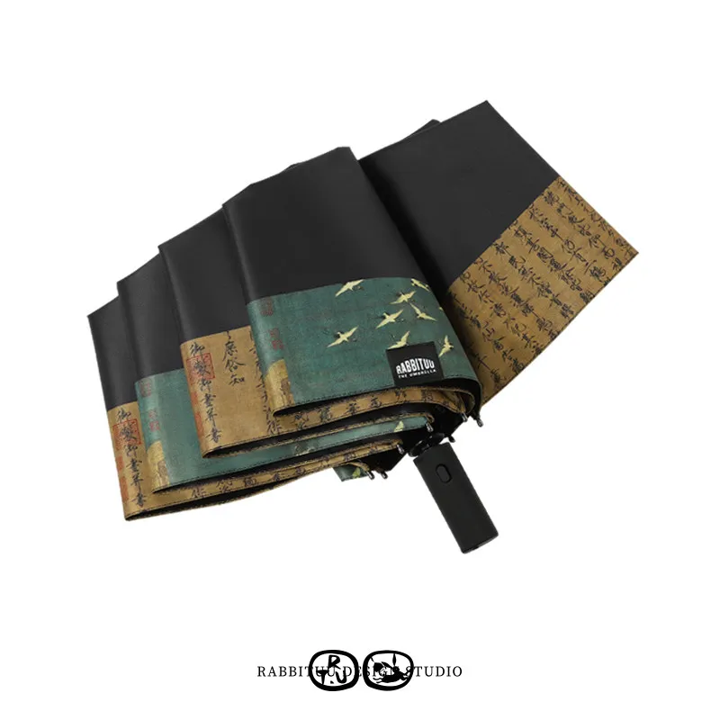 Rabbituu Automatic Umbrella Men's Sunshade Rainproof Folding Umbrella Solar Protection Sun Blocking Stainless Steel Shaft
Rabbituu Automatic Umbrella Men's Sunshade Rainproof Folding Umbrella Solar Protection Sun Blocking Stainless Steel Shaft