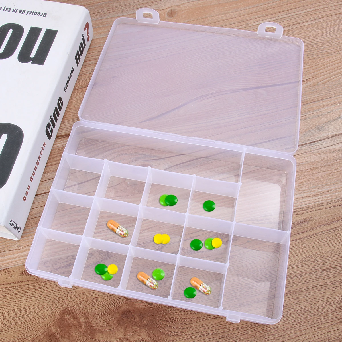 2 PCS Pill Box Medication Organizer Pills Container Travel Bottle Case High Capacity
2 PCS Pill Box Medication Organizer Pills Container Travel Bottle Case High Capacity