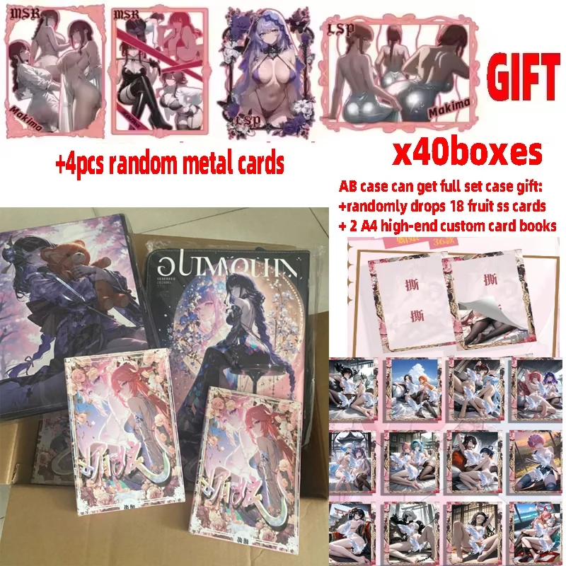 2025 Wholesale A5 Goddess Story Cards Chaokashe "Mei Niang" Series Bikini Booster Box Habbies Gift
2025 Wholesale A5 Goddess Story Cards Chaokashe "Mei Niang" Series Bikini Booster Box Habbies Gift