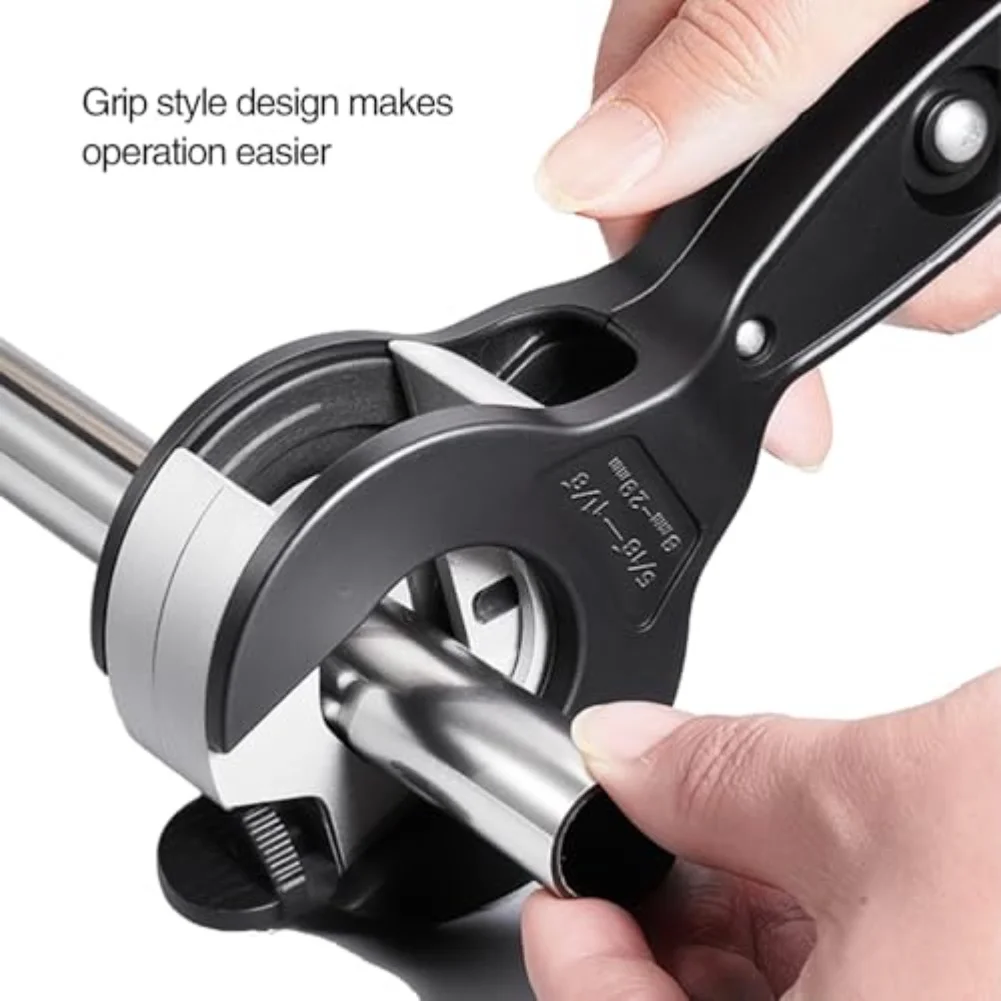 Труборез для домашнего ремонта, серебристый, с трещоткой, для труб ПВХ и ППР, инструмент для тяжелых работ, точная резка
Труборез для домашнего ремонта, серебристый, с трещоткой, для труб ПВХ и ППР, инструмент для тяжелых работ, точная резка