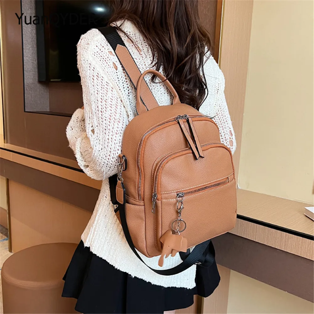 Fashion Backpack High Quality PU Leather Women's Backpack for Teenage Girls Vintage School Shoulder Bag Bagpack Mochila Bookpack
Fashion Backpack High Quality PU Leather Women's Backpack for Teenage Girls Vintage School Shoulder Bag Bagpack Mochila Bookpack