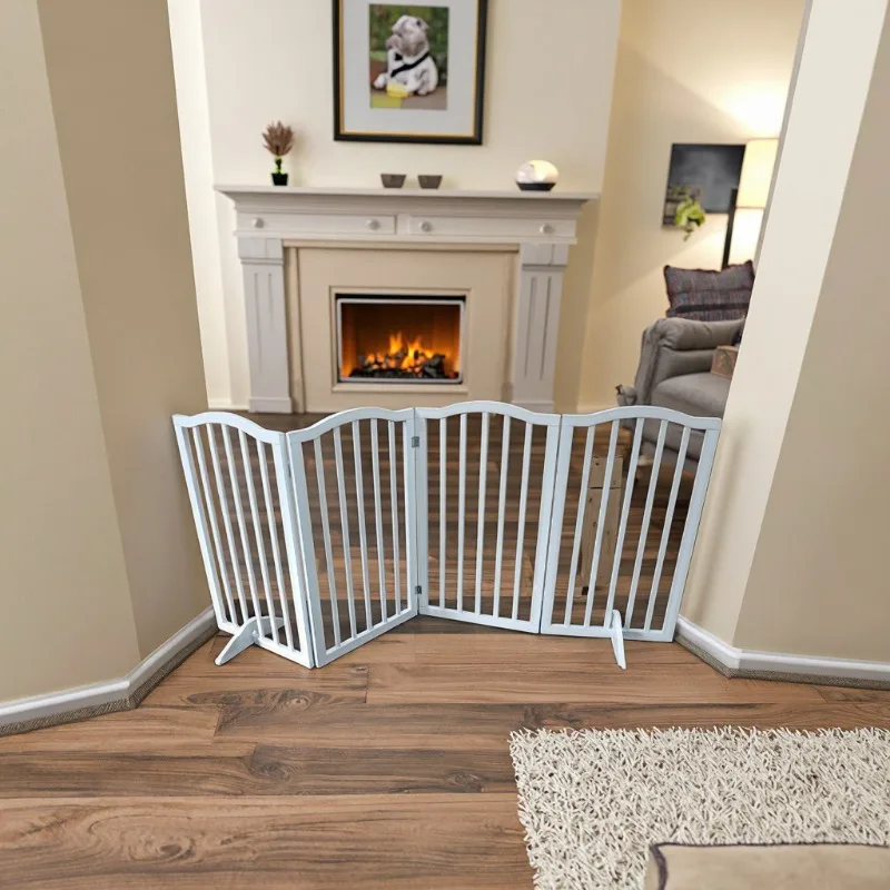 4-Panel Indoor Home Safety Gate for Dogs Flexible Protective Wood Grid Animal Pattern Available White Brown Color Sport Style
4-Panel Indoor Home Safety Gate for Dogs Flexible Protective Wood Grid Animal Pattern Available White Brown Color Sport Style