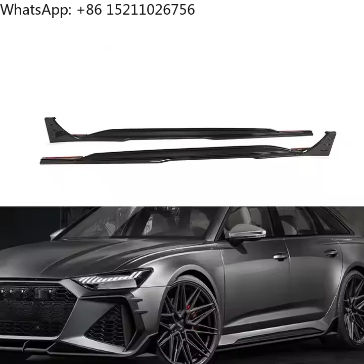 High Quality Dry Carbon Fiber Side Skirts Extension Spilitter for Audi RS6 RS7 C8 Avant Wagon 2019 - 2021
High Quality Dry Carbon Fiber Side Skirts Extension Spilitter for Audi RS6 RS7 C8 Avant Wagon 2019 - 2021