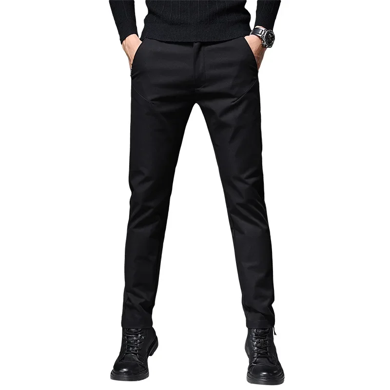 Pants Men Korean Version of The Trend Autumn and Winter Thick Loose Pants Slim Ice Silk Straight Suit Casual Adult Gentleman
Pants Men Korean Version of The Trend Autumn and Winter Thick Loose Pants Slim Ice Silk Straight Suit Casual Adult Gentleman