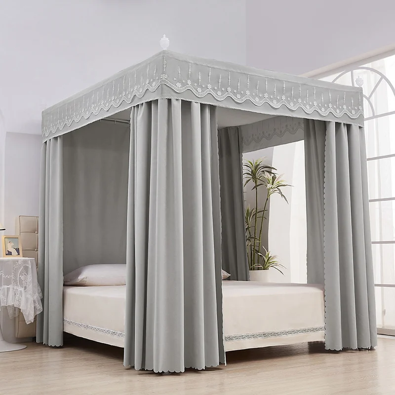 Integrated Bed Curtain Mosquito Net Block out Windproof Bedroom Decorations European Style 18m Princess Style Bed Canopy
Integrated Bed Curtain Mosquito Net Block out Windproof Bedroom Decorations European Style 18m Princess Style Bed Canopy