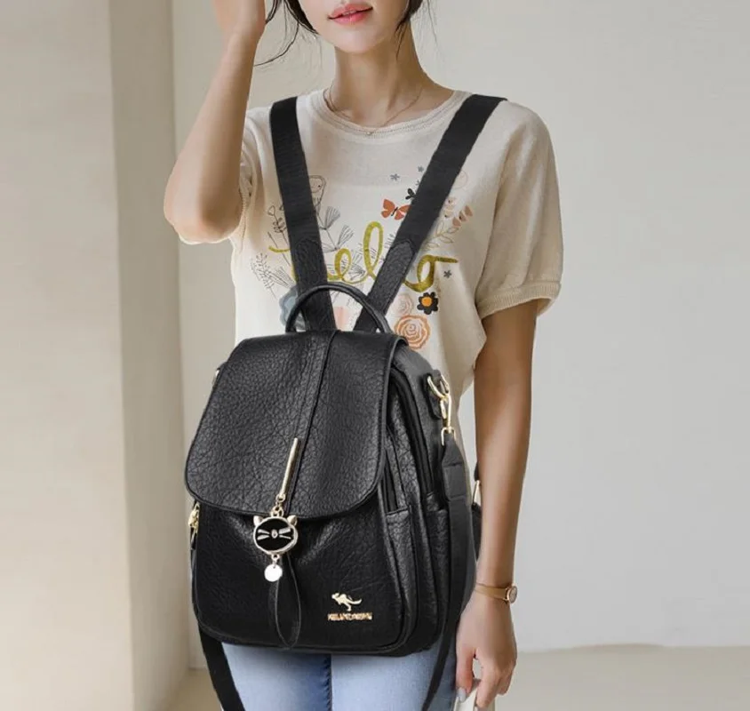 2026 Korean New Women's Fashion Soft Leather Backpacks High Capacity Casual Travel Shoulder Bags Totes Crossbody Bag Backpack
2026 Korean New Women's Fashion Soft Leather Backpacks High Capacity Casual Travel Shoulder Bags Totes Crossbody Bag Backpack