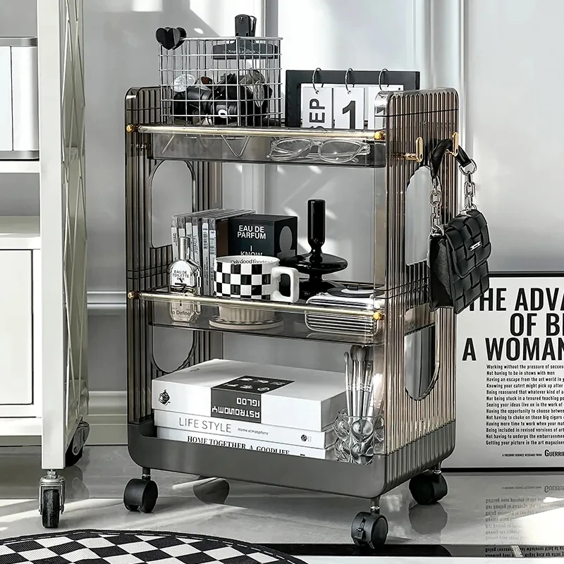 Multifunctional Kitchen Trolleys Bathroom Floor Storage Rack Mobile Trolley with Wheels Kitchen Islands Snack Storage Rack Cart
Multifunctional Kitchen Trolleys Bathroom Floor Storage Rack Mobile Trolley with Wheels Kitchen Islands Snack Storage Rack Cart