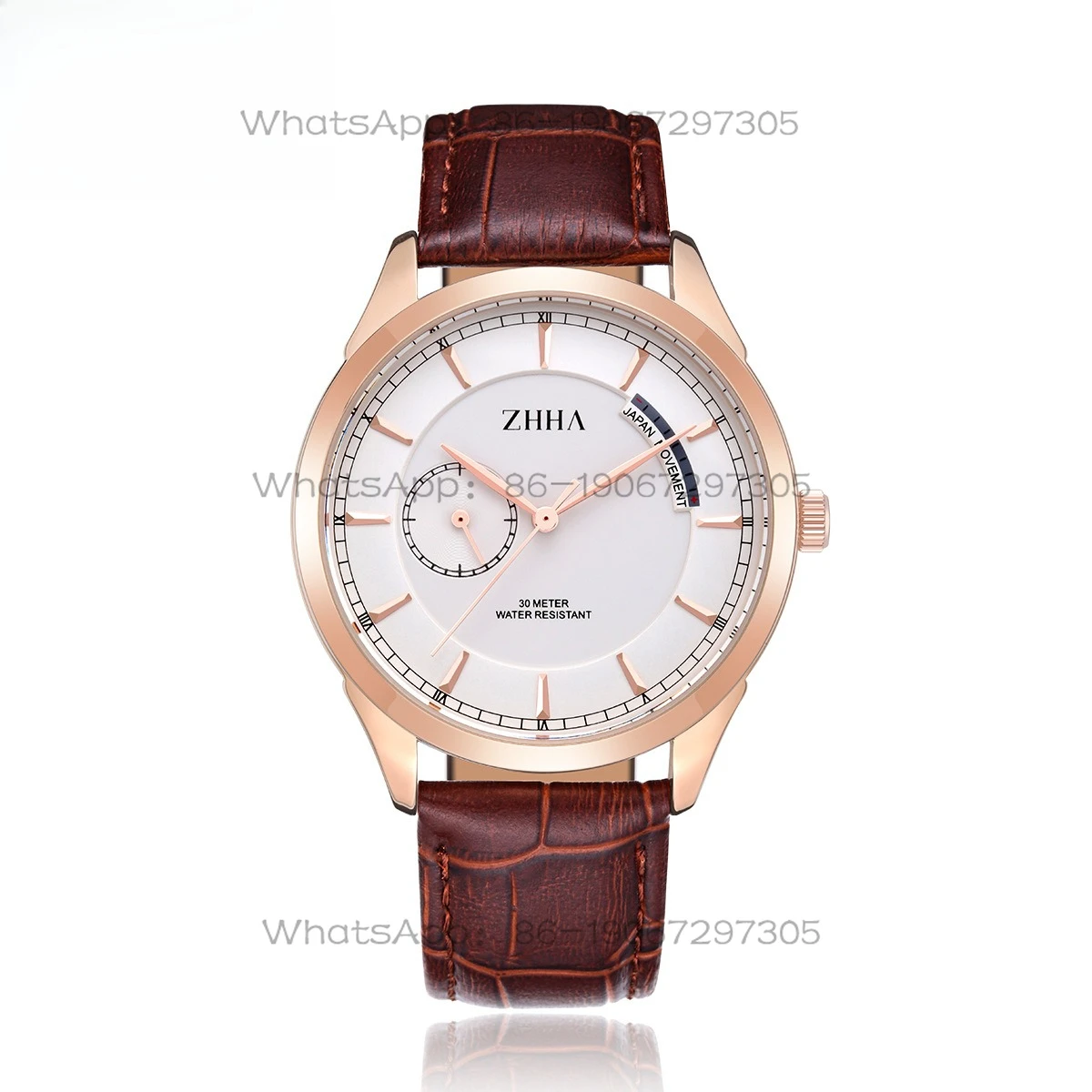 Customized men's watch high-end trendy brand business men's watch round quartz movement waterproof fashion watch
Customized men's watch high-end trendy brand business men's watch round quartz movement waterproof fashion watch