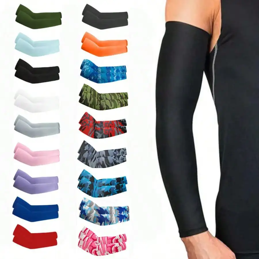 2pcs Arm Sleeves - Warm, Cool, Sports Arm Sleeves, Suitable For Running, Fishing, Cycling | Durable Textile Material, Black Base With Colorful Patterns, Hand Washable, Sports Arm Sleeves | Patterned Sleeve Covers | Woven Texture
2pcs Arm Sleeves - Warm, Cool, Sports Arm Sleeves, Suitable For Running, Fishing, Cycling | Durable Textile Material, Black Base With Colorful Patterns, Hand Washable, Sports Arm Sleeves | Patterned Sleeve Covers | Woven Texture