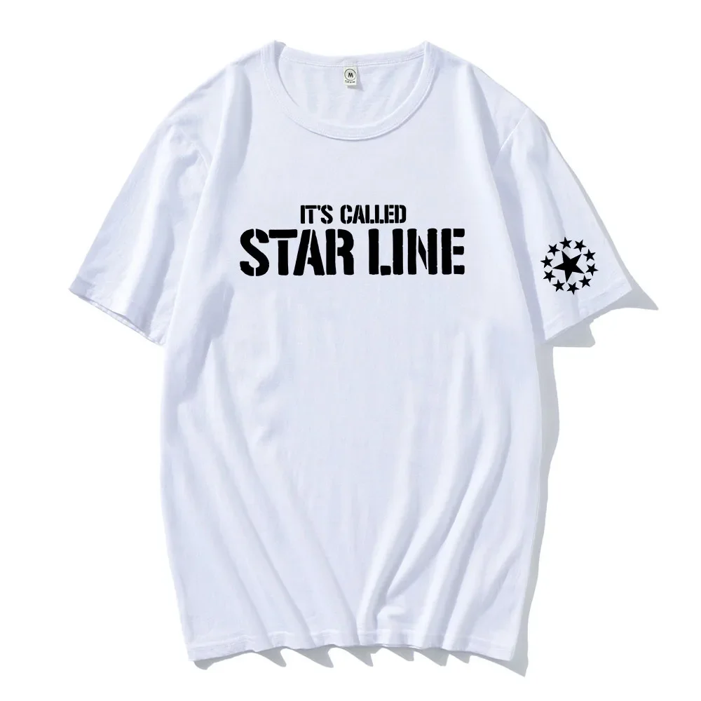 It's Called Star Line T-Shirt CHANCE THE RAPPER Fashion Singer Tshirts Short Sleeve Cotton Male T Shirt Casual Unisex Streetwear
It's Called Star Line T-Shirt CHANCE THE RAPPER Fashion Singer Tshirts Short Sleeve Cotton Male T Shirt Casual Unisex Streetwear