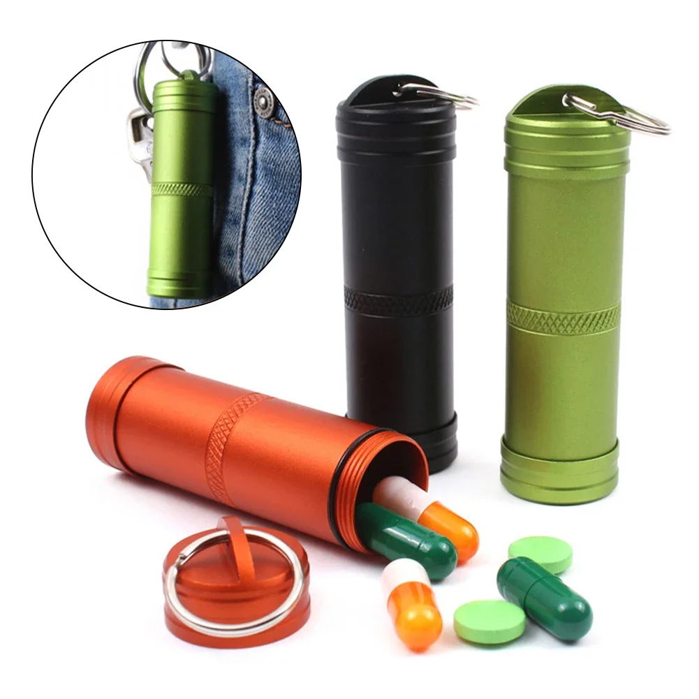 Capsule EDC Waterproof Box Hike Survival Seal Survive Trunk Container Holder StorageWaterproof Pill / Match Case Box Container
Capsule EDC Waterproof Box Hike Survival Seal Survive Trunk Container Holder StorageWaterproof Pill / Match Case Box Container