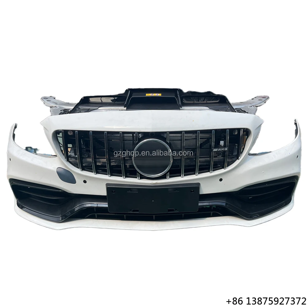 Original Bumper Kit for Mercedes-W205 C63 Cars, Including Front Bumper Assembly, Radiator, Headlights, and Fenders.
Original Bumper Kit for Mercedes-W205 C63 Cars, Including Front Bumper Assembly, Radiator, Headlights, and Fenders.