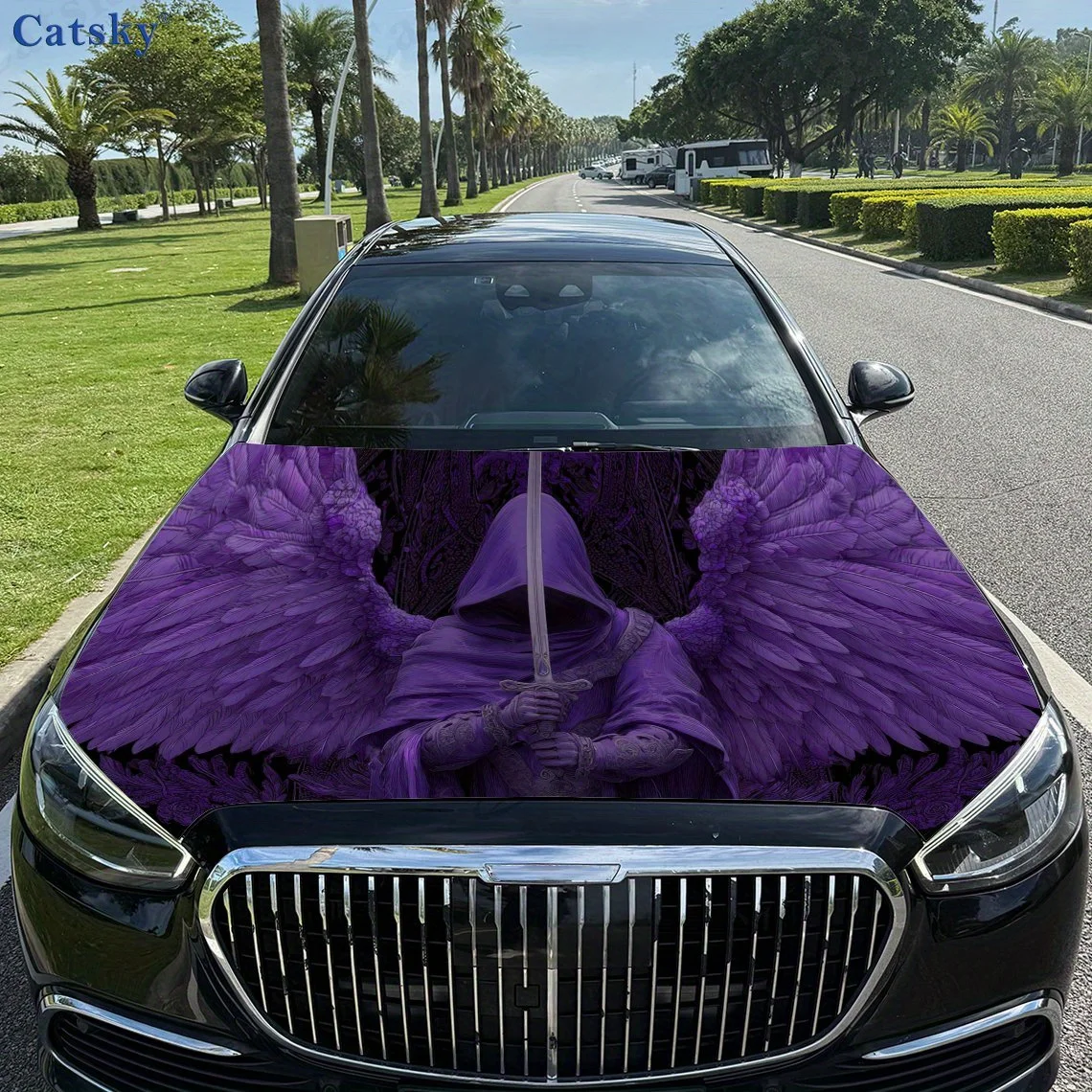 Classic Purple Robe Reaper and Sword Car Hood Vinyl Wraps Sticker, Auto Decal, Waterproof Self-adhesive Vehicle Decal, Anti-scra
Classic Purple Robe Reaper and Sword Car Hood Vinyl Wraps Sticker, Auto Decal, Waterproof Self-adhesive Vehicle Decal, Anti-scra