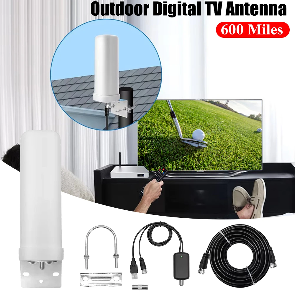 Цифровая HDTV-антенна на 600 миль с усилением сигнала, износостойкая, для HD 4K телевизоров, с поддержкой DAB/FM-радио
Цифровая HDTV-антенна на 600 миль с усилением сигнала, износостойкая, для HD 4K телевизоров, с поддержкой DAB/FM-радио