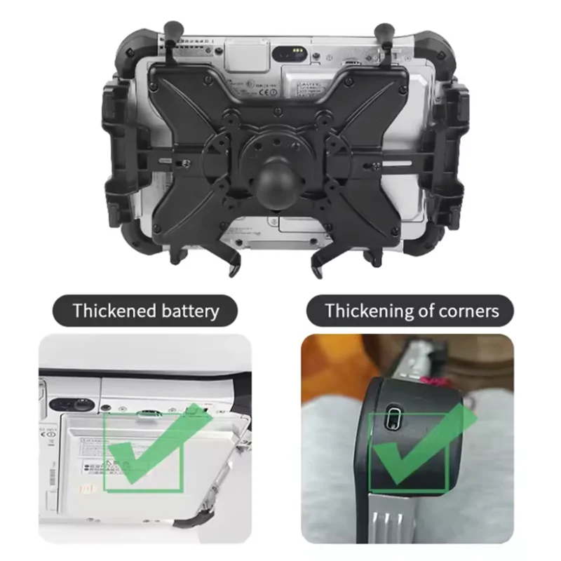 Industry Tablet Mount Tablet Cradle for 12"-13" Panasonic G1/G2 Tablets for Ram Mount and more X-Grip
Industry Tablet Mount Tablet Cradle for 12"-13" Panasonic G1/G2 Tablets for Ram Mount and more X-Grip