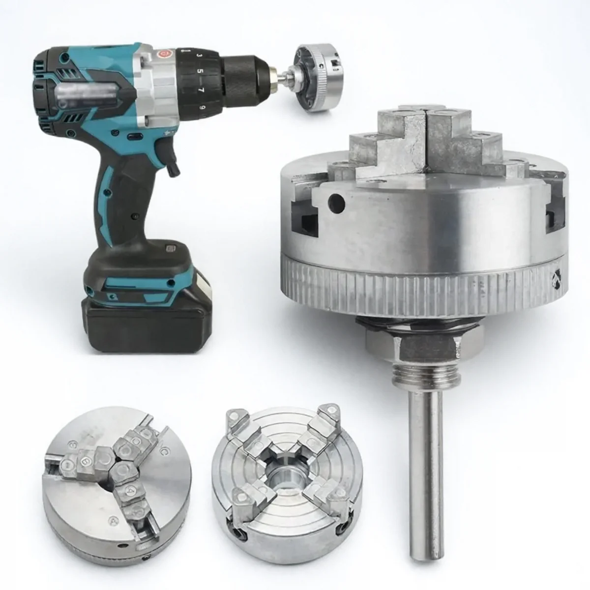 Electric Lathe Drill Chuck Heavy Duty Self Centering Drill Chuck 3 4 Jaws M12 x 1 mm Linkage Electric Drilling Lathe Tools
Electric Lathe Drill Chuck Heavy Duty Self Centering Drill Chuck 3 4 Jaws M12 x 1 mm Linkage Electric Drilling Lathe Tools