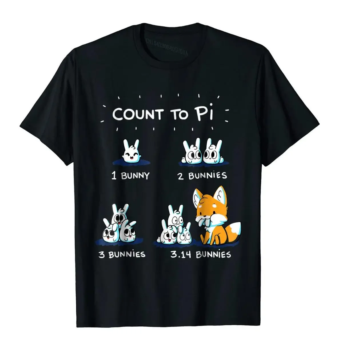 Count To Pi Fox Bunny Math Humor Graphic Cotton Crew Neck T-Shirt
Count To Pi Fox Bunny Math Humor Graphic Cotton Crew Neck T-Shirt