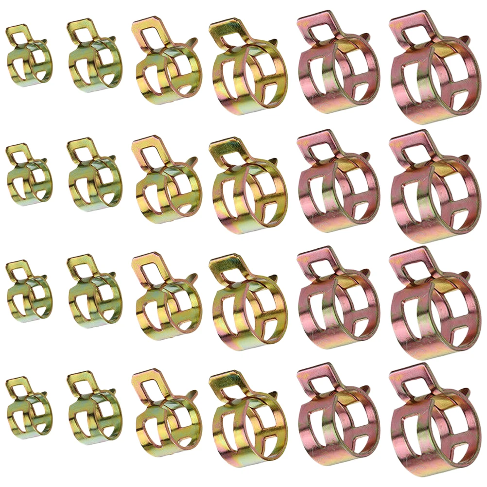 Professional Gasoline Hose Clamp Set Gear Fuel Line Pipe Clamps Spring Clips Zinc Material Durable Automotive Engine Parts Hose
Professional Gasoline Hose Clamp Set Gear Fuel Line Pipe Clamps Spring Clips Zinc Material Durable Automotive Engine Parts Hose
