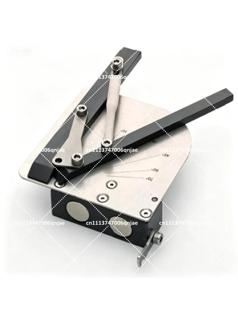 Magnetic Sheet Metal Press Brake Bending Angle Setter with Front Support Fixture
Magnetic Sheet Metal Press Brake Bending Angle Setter with Front Support Fixture