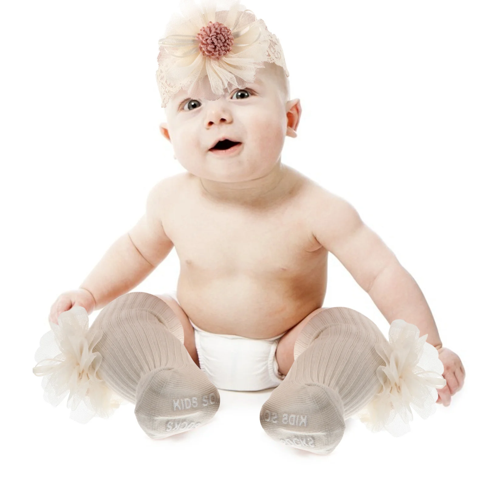 1Set Baby Socks Headband Adorable Flower Decoration Soft Breathable Mid-Calf Socks Newborn First Month Gift Infant Supplies
1Set Baby Socks Headband Adorable Flower Decoration Soft Breathable Mid-Calf Socks Newborn First Month Gift Infant Supplies