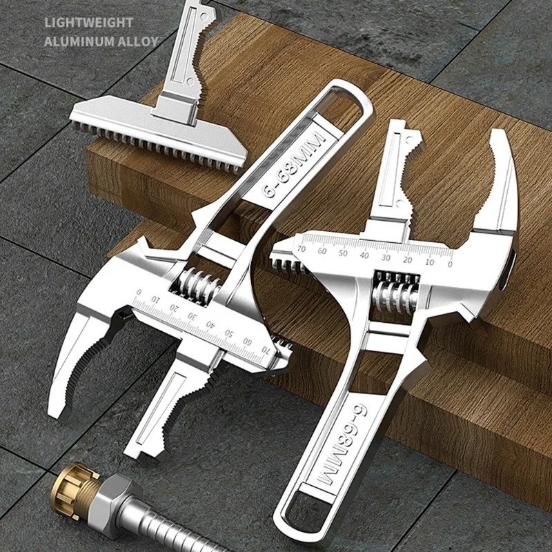 D5 Multifunctional Sink Bathroom Wrench Tools Toilet Faucets Repairs Wrench 6-68mm Large Opening Adjustable Water Pipes Wrench
D5 Multifunctional Sink Bathroom Wrench Tools Toilet Faucets Repairs Wrench 6-68mm Large Opening Adjustable Water Pipes Wrench