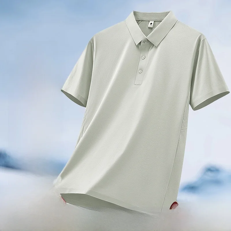 Ice Silk 3D Tailoring Lightweight Breathable Cool Short Sleeve Shirt Men's Summer Casual Outdoor Flip Collar T-Shirt
Ice Silk 3D Tailoring Lightweight Breathable Cool Short Sleeve Shirt Men's Summer Casual Outdoor Flip Collar T-Shirt