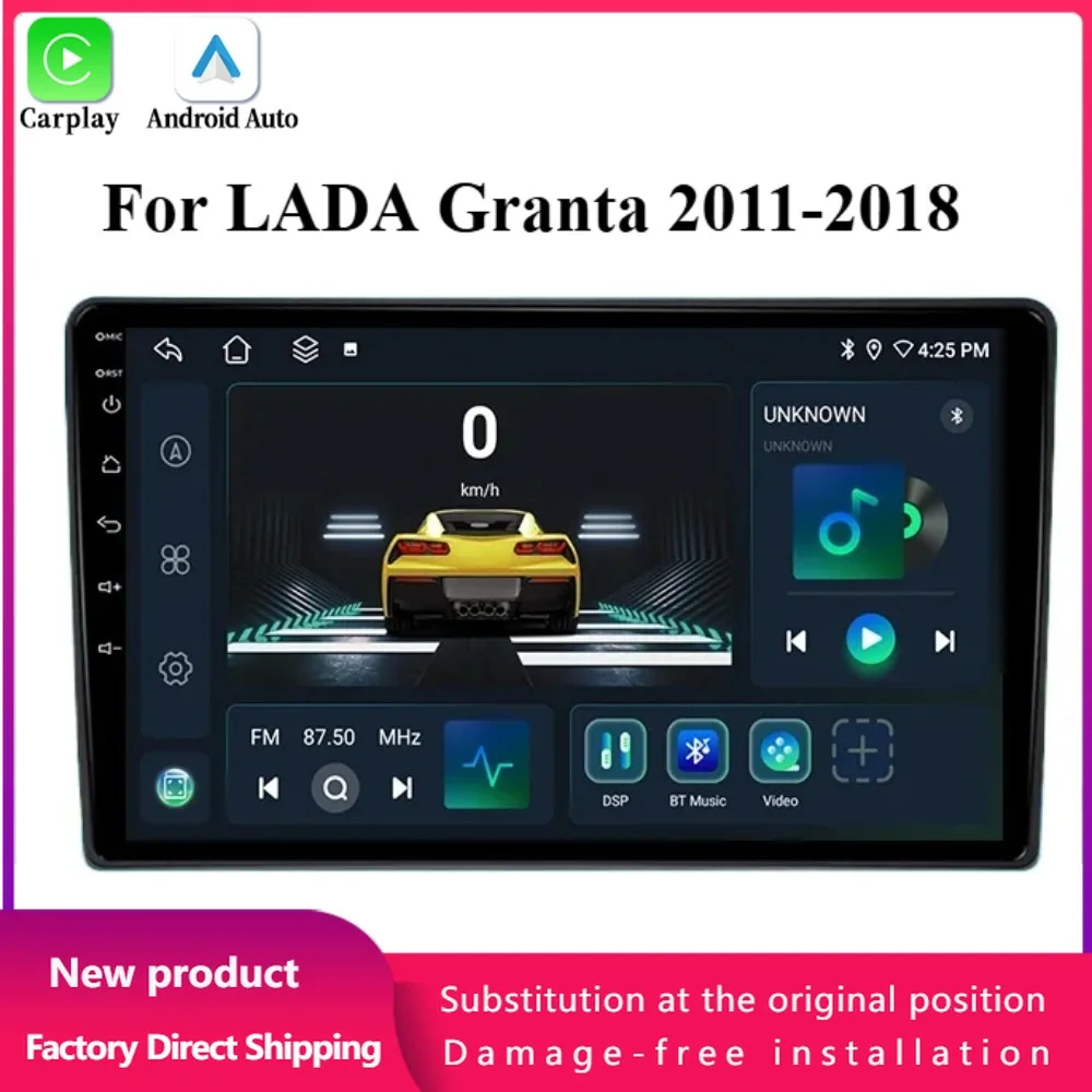 For LADA Granta 2011-2018 Car Radio Multimedia Video Player Navigation 4G Multimedia Wireless Carplay Intelligent Touch Screen
For LADA Granta 2011-2018 Car Radio Multimedia Video Player Navigation 4G Multimedia Wireless Carplay Intelligent Touch Screen