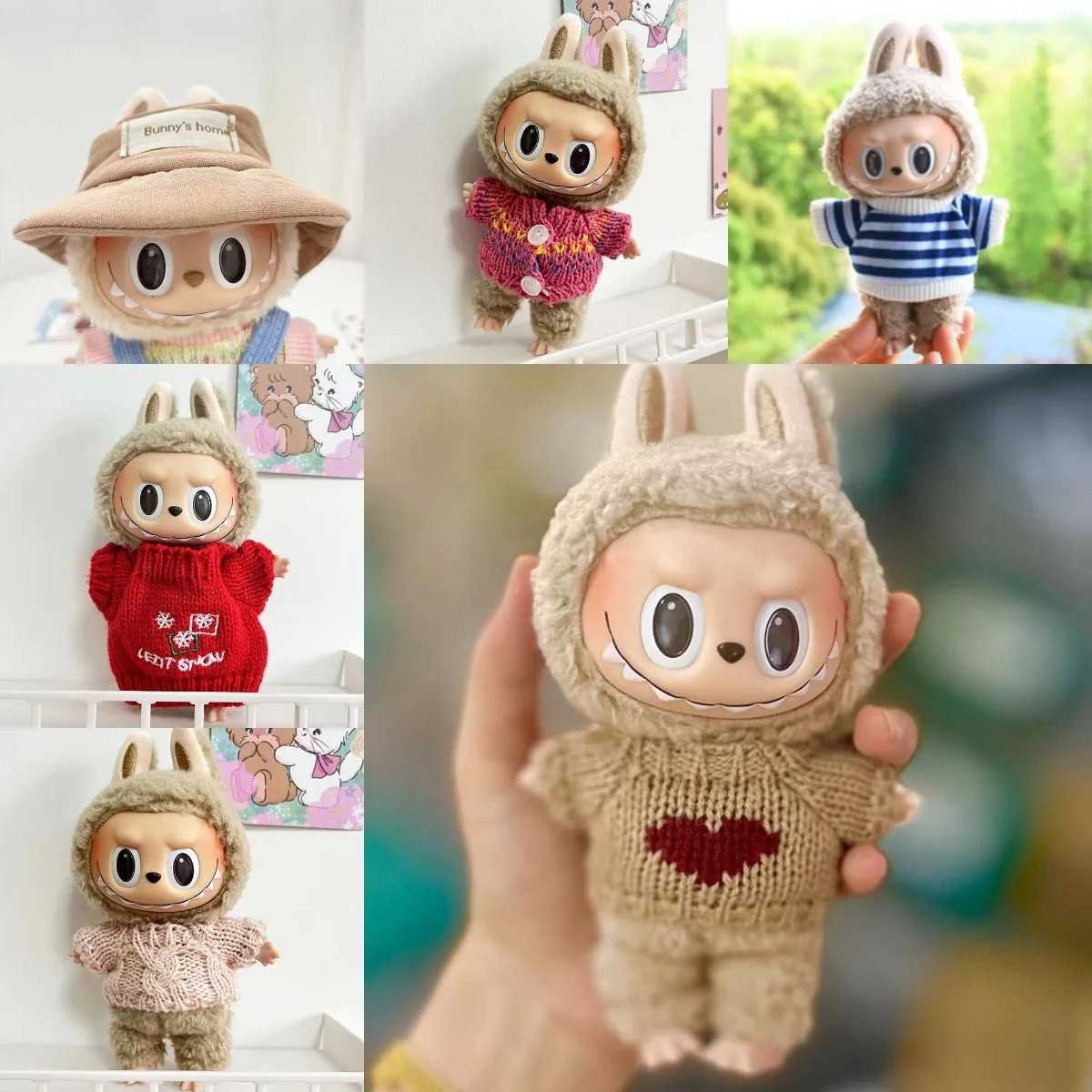 17cm Cute Mini Labubu Clothes Plush Hoodie Sweater Idol Dolls Jumpsuit Clothing No Doll Accessories for Korea Kpop Exo New style
17cm Cute Mini Labubu Clothes Plush Hoodie Sweater Idol Dolls Jumpsuit Clothing No Doll Accessories for Korea Kpop Exo New style